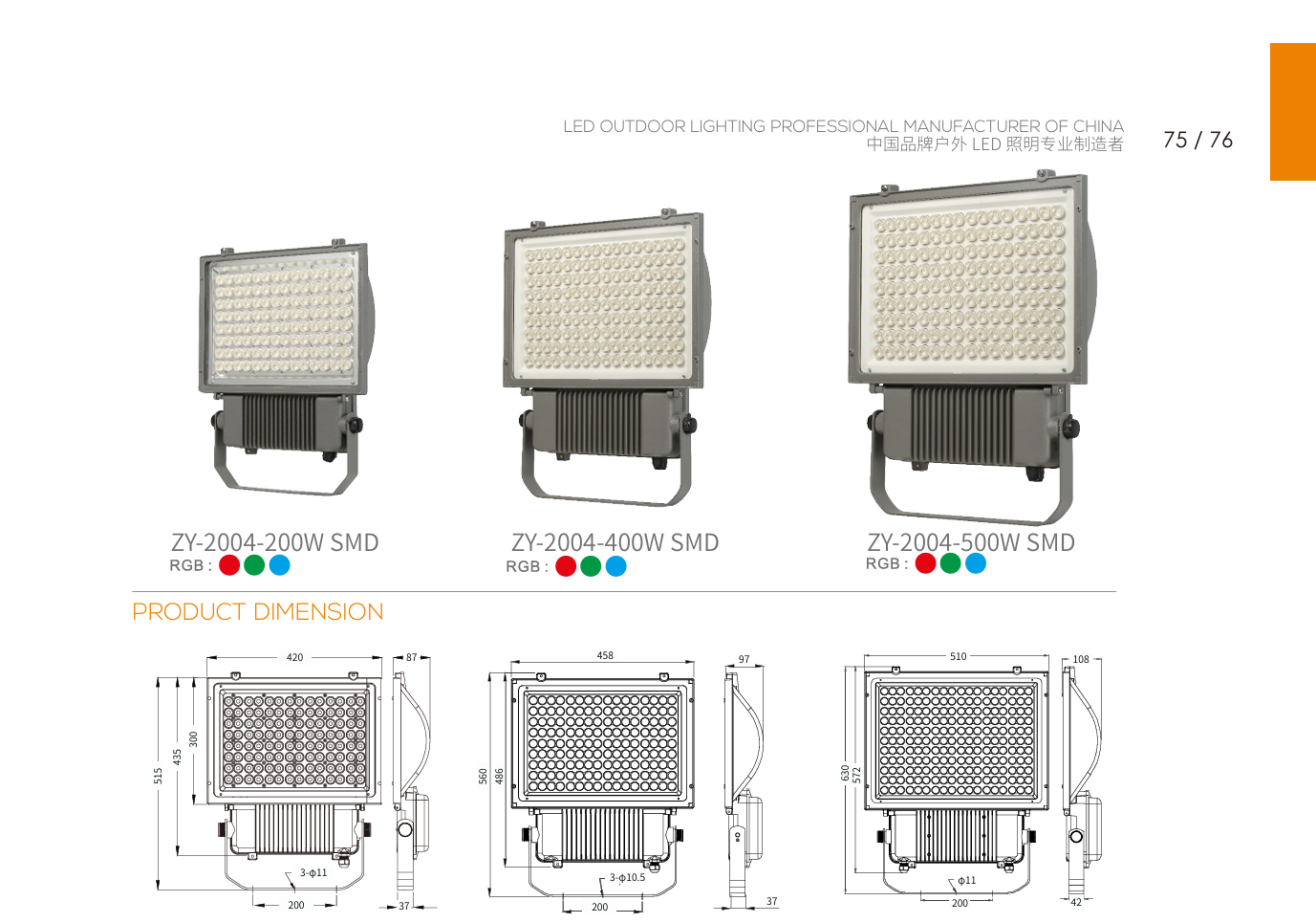 LED 泛光灯