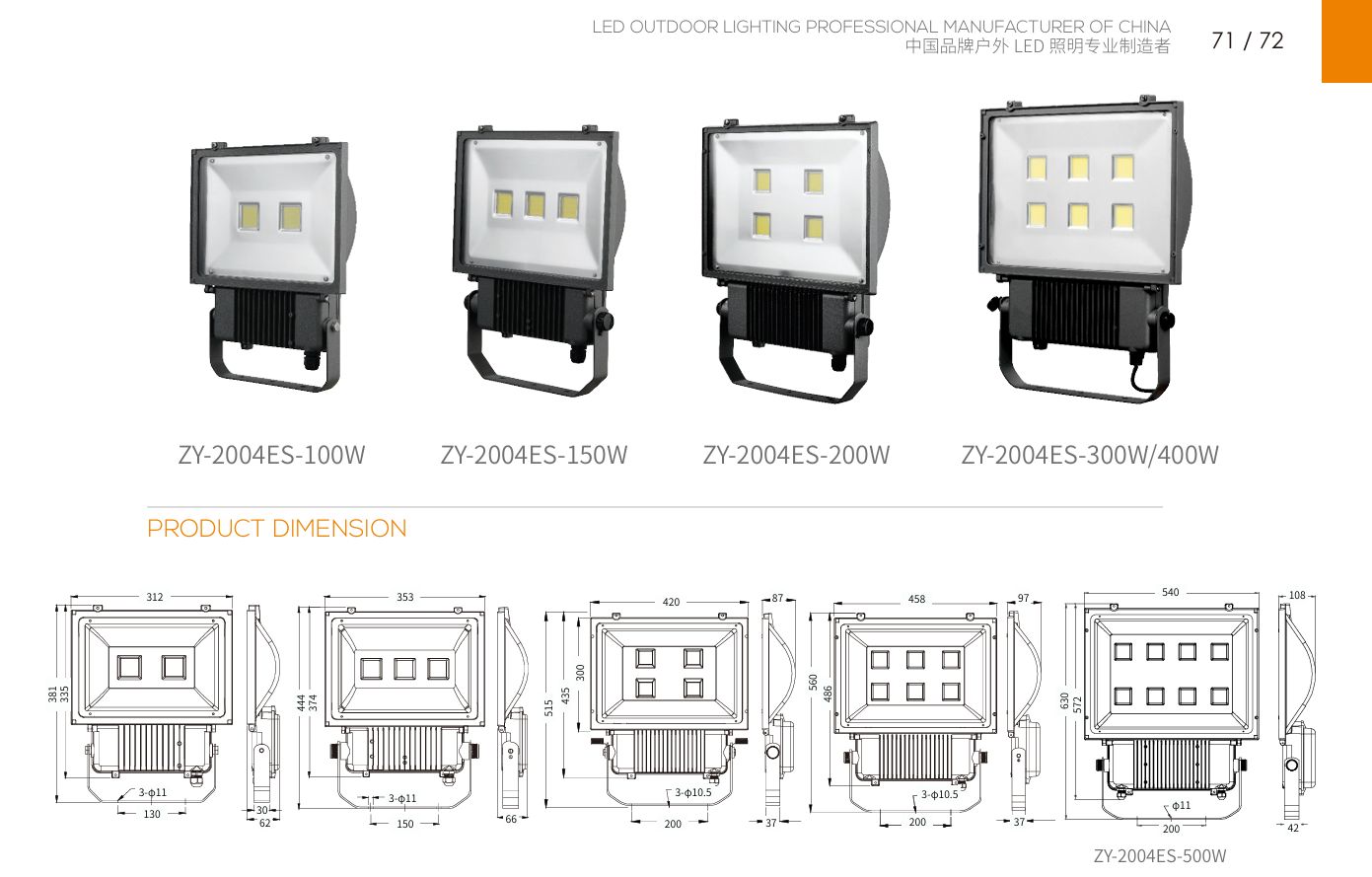 LED 泛光灯